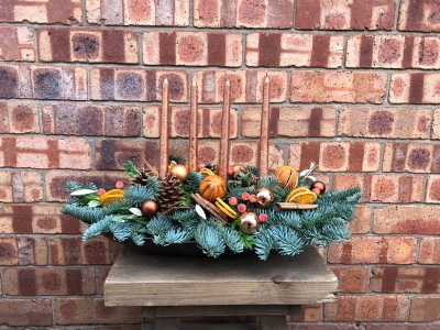 Festive Candle Table Decoration