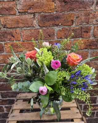 Spring Blooms with Vase