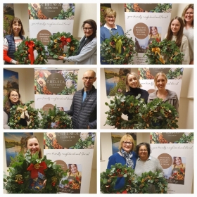 WEDS 29th Nov 5pm Festive Wreath Workshop