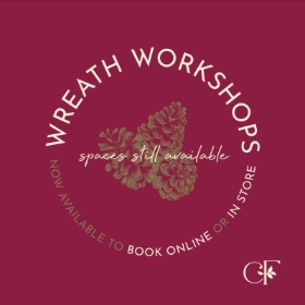 SAT 2nd DEC 4.30 pm Festive Wreath Workshop