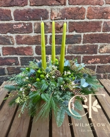 Winter Solstice Candle Arrangement